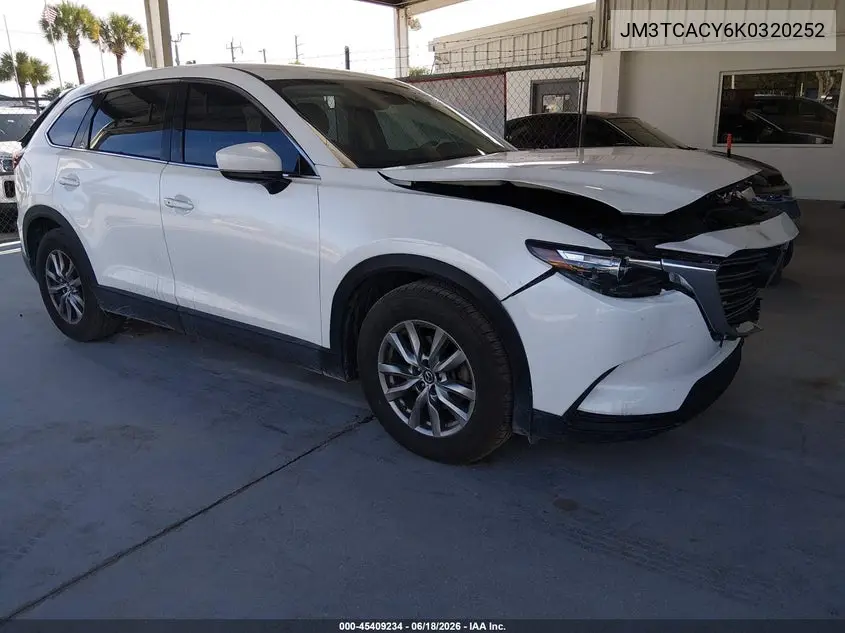 2019 Mazda Cx-9 Touring VIN: JM3TCACY6K0320252 Lot: 45409234