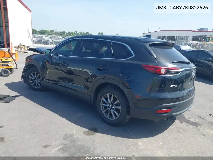 2019 Mazda Cx-9 Sport VIN: JM3TCABY7K0322626 Lot: 45507795