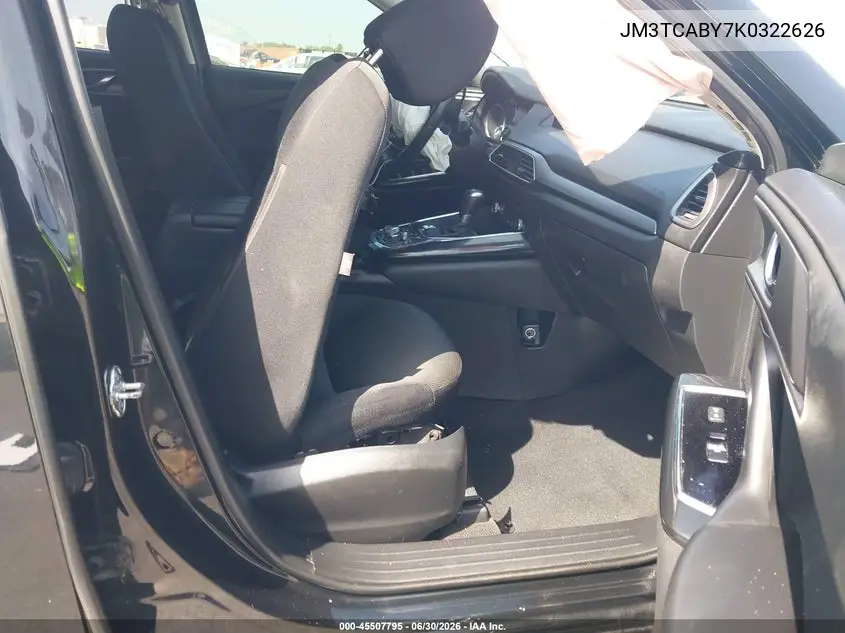 2019 Mazda Cx-9 Sport VIN: JM3TCABY7K0322626 Lot: 45507795