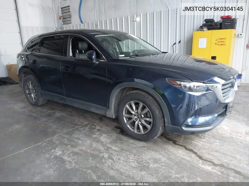 2019 Mazda Cx-9 Touring VIN: JM3TCBCY5K0304145 Lot: 45592512