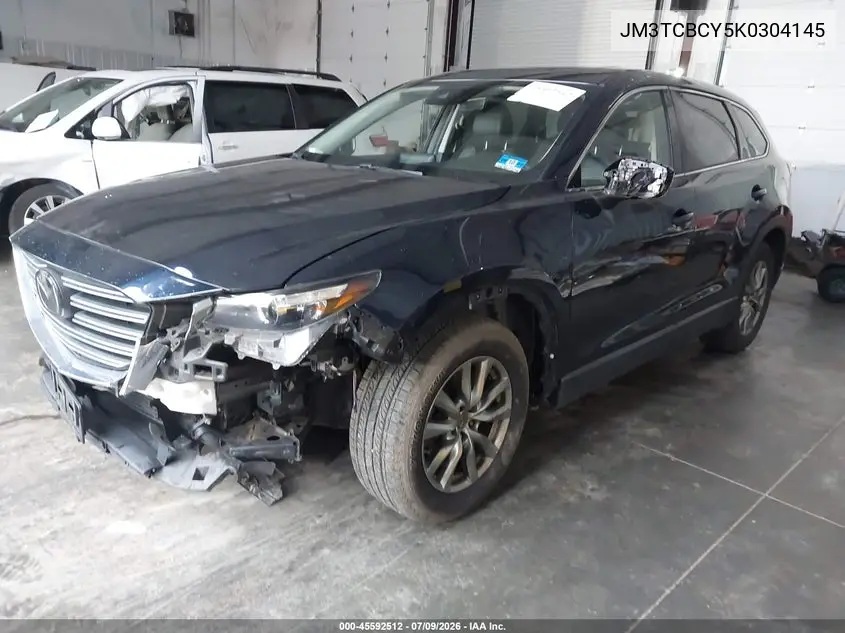 2019 Mazda Cx-9 Touring VIN: JM3TCBCY5K0304145 Lot: 45592512