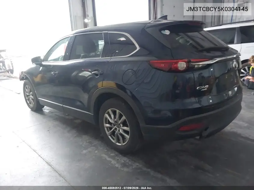 2019 Mazda Cx-9 Touring VIN: JM3TCBCY5K0304145 Lot: 45592512