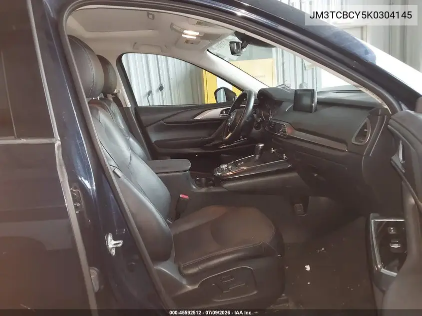 2019 Mazda Cx-9 Touring VIN: JM3TCBCY5K0304145 Lot: 45592512