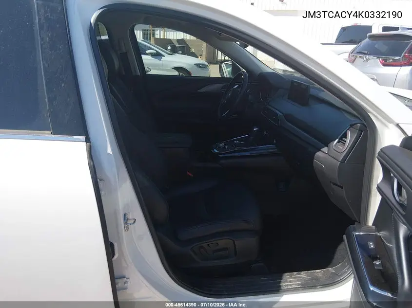 2019 Mazda Cx-9 Touring VIN: JM3TCACY4K0332190 Lot: 45614390