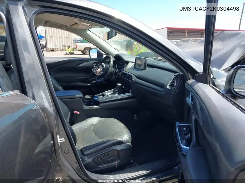2019 Mazda Cx-9 Touring VIN: JM3TCACY2K0304498 Lot: 45655058
