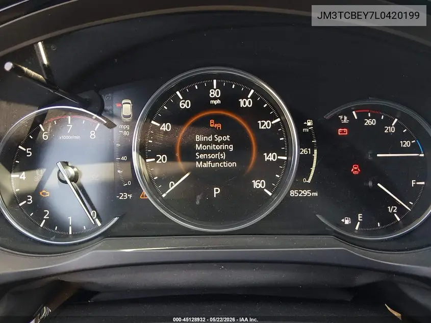 2020 Mazda Cx-9 Signature VIN: JM3TCBEY7L0420199 Lot: 45128932