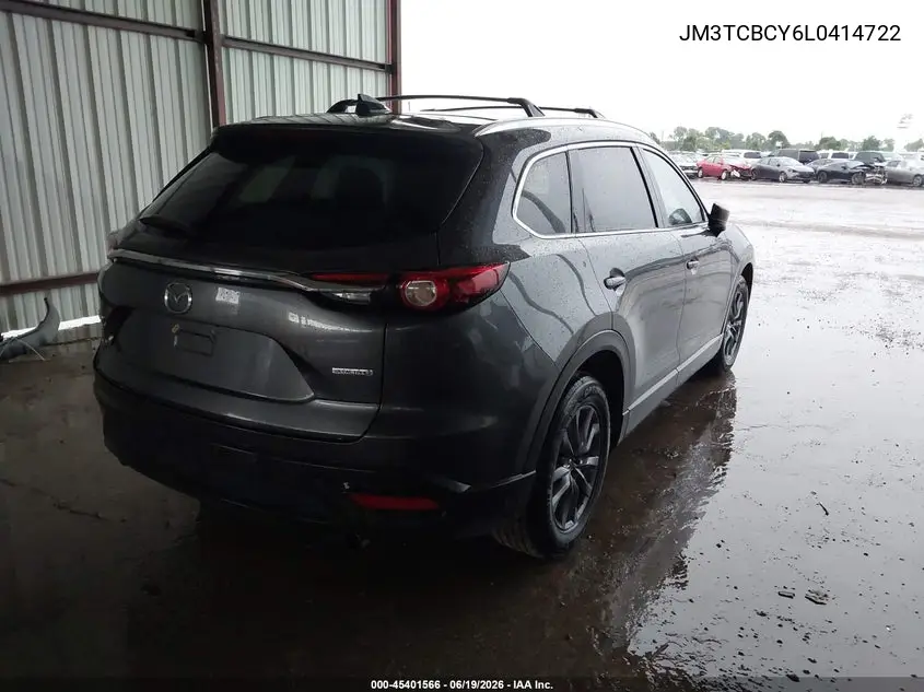 2020 Mazda Cx-9 Touring VIN: JM3TCBCY6L0414722 Lot: 45401566