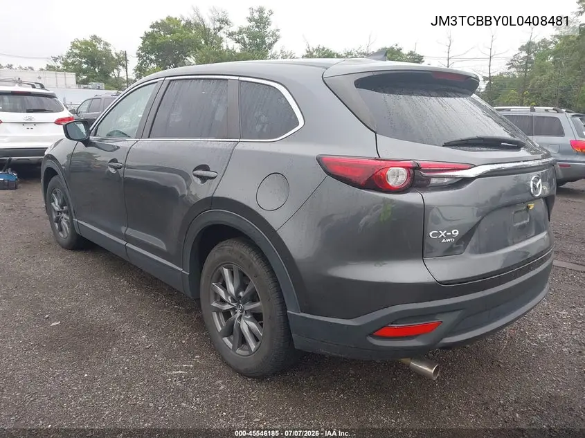 2020 Mazda Cx-9 Sport VIN: JM3TCBBY0L0408481 Lot: 45546185