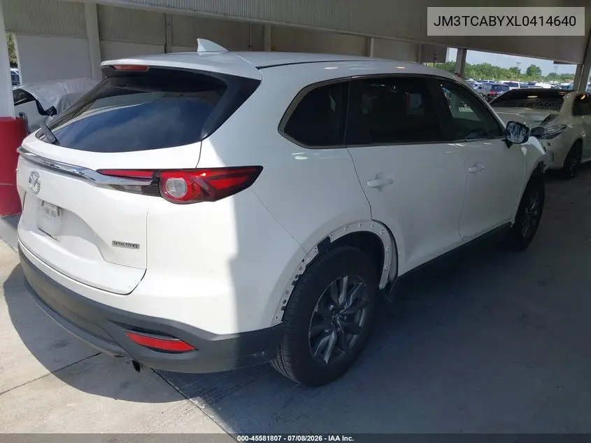 2020 Mazda Cx-9 Sport VIN: JM3TCABYXL0414640 Lot: 45581807