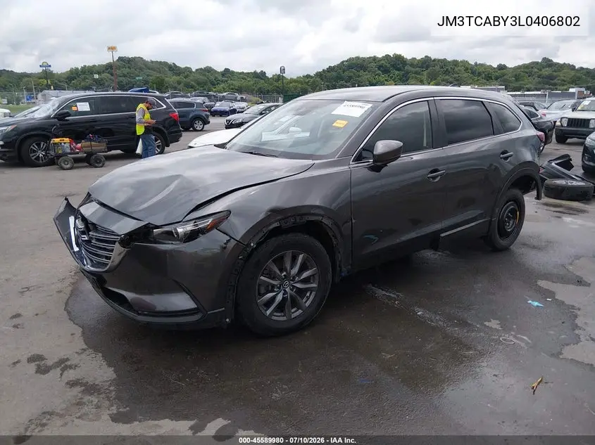 2020 Mazda Cx-9 Sport VIN: JM3TCABY3L0406802 Lot: 45589980