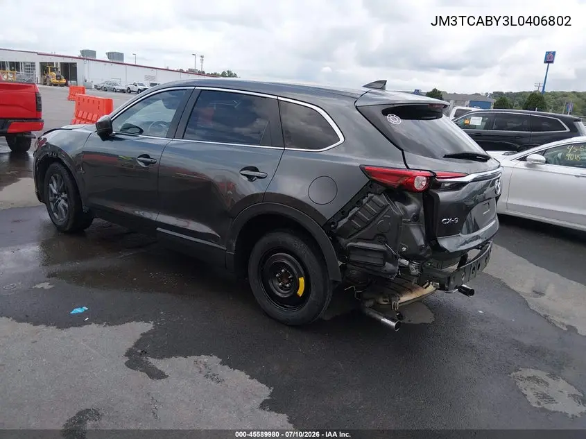 2020 Mazda Cx-9 Sport VIN: JM3TCABY3L0406802 Lot: 45589980