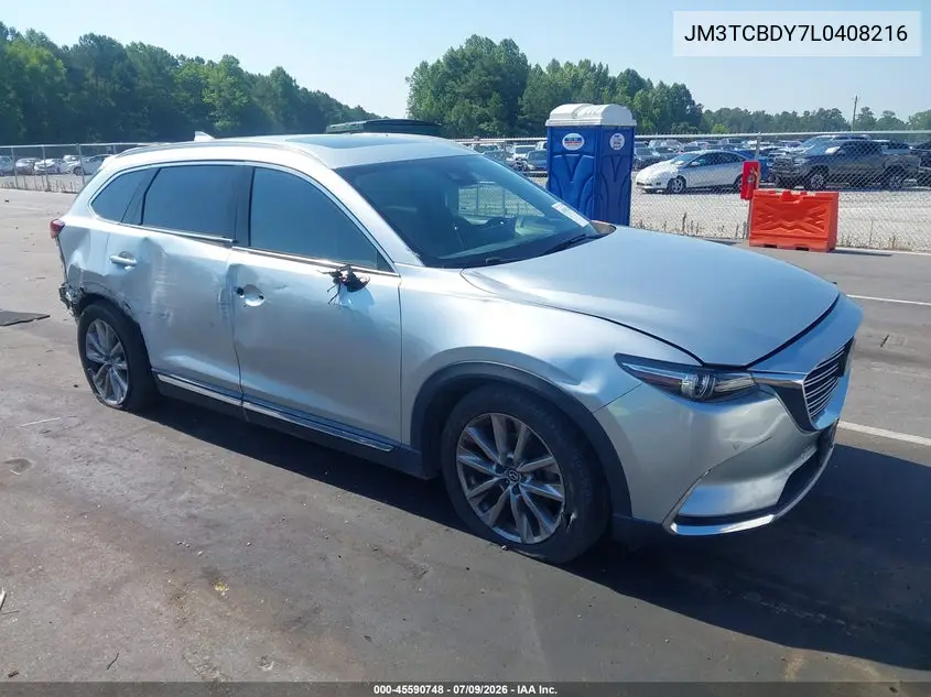 2020 Mazda Cx-9 Grand Touring VIN: JM3TCBDY7L0408216 Lot: 45590748