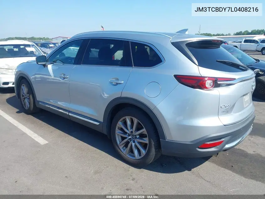 2020 Mazda Cx-9 Grand Touring VIN: JM3TCBDY7L0408216 Lot: 45590748
