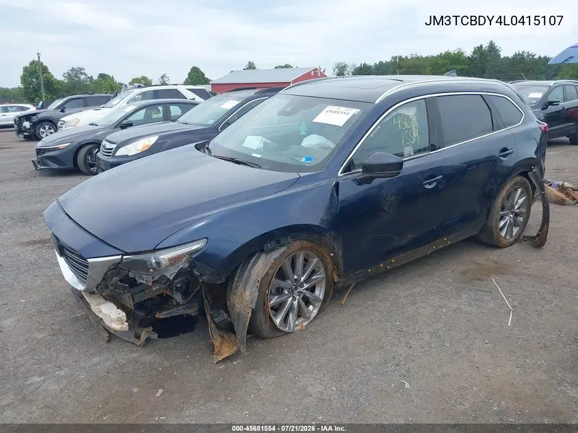 2020 Mazda Cx-9 Grand Touring VIN: JM3TCBDY4L0415107 Lot: 45681554