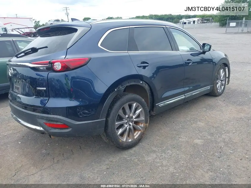 2020 Mazda Cx-9 Grand Touring VIN: JM3TCBDY4L0415107 Lot: 45681554