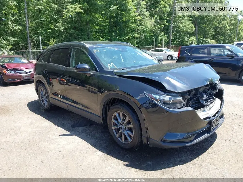 2021 Mazda Cx-9 Touring VIN: JM3TCBCY0M0501775 Lot: 45237666