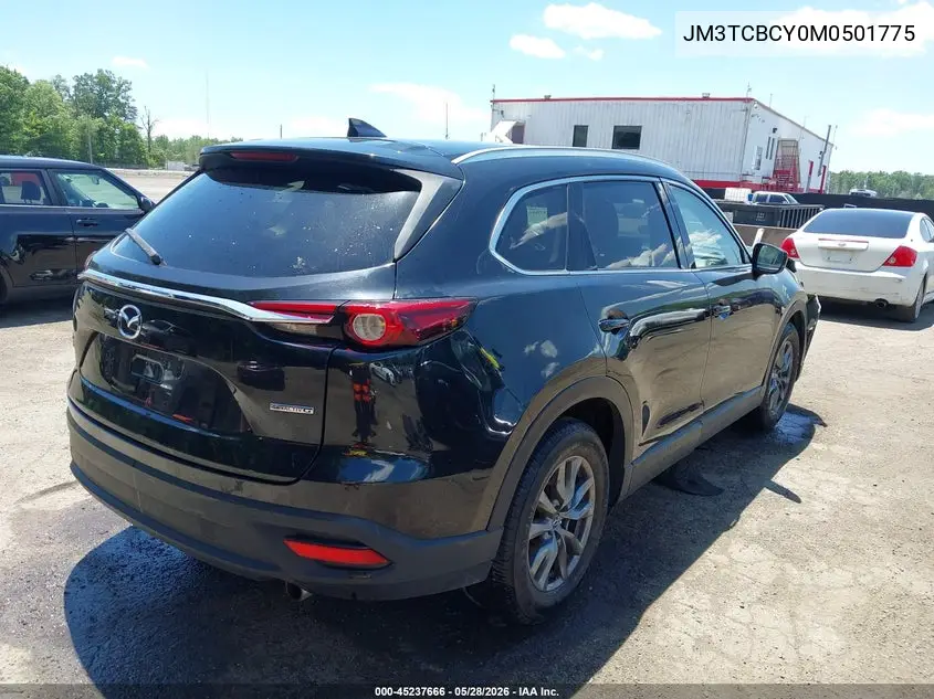 2021 Mazda Cx-9 Touring VIN: JM3TCBCY0M0501775 Lot: 45237666