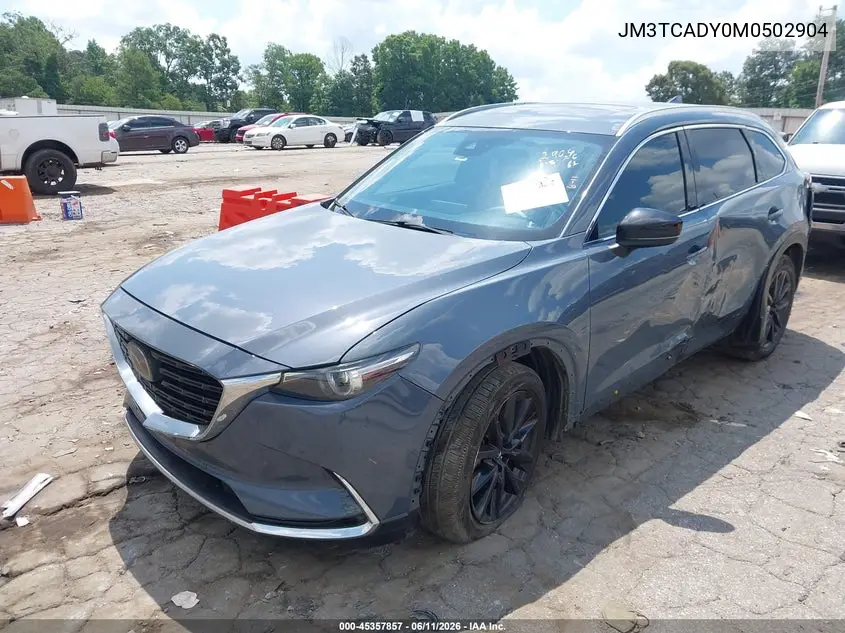 2021 Mazda Cx-9 Carbon Edition VIN: JM3TCADY0M0502904 Lot: 45357857
