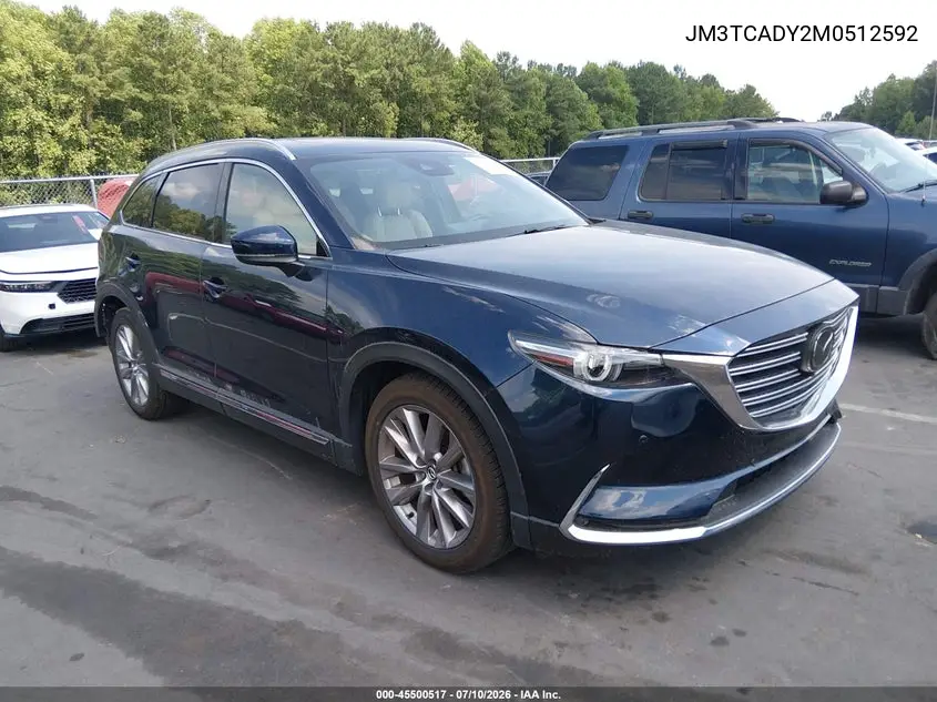 2021 Mazda Cx-9 Grand Touring VIN: JM3TCADY2M0512592 Lot: 45500517