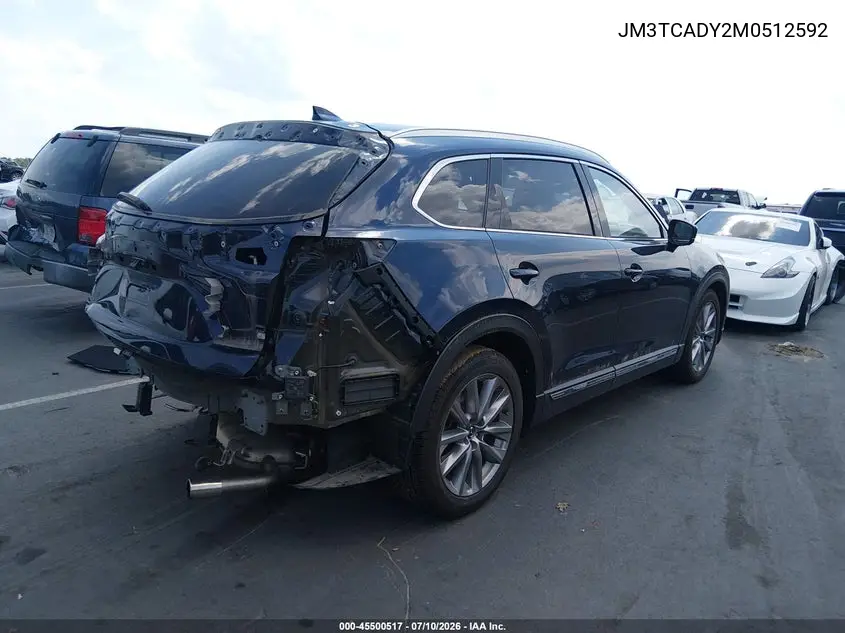 2021 Mazda Cx-9 Grand Touring VIN: JM3TCADY2M0512592 Lot: 45500517