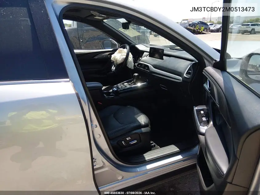 2021 Mazda Cx-9 Grand Touring VIN: JM3TCBDY2M0513473 Lot: 45553630