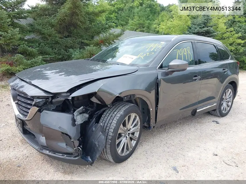 2021 Mazda Cx-9 Signature VIN: JM3TCBEY4M0513344 Lot: 45577998