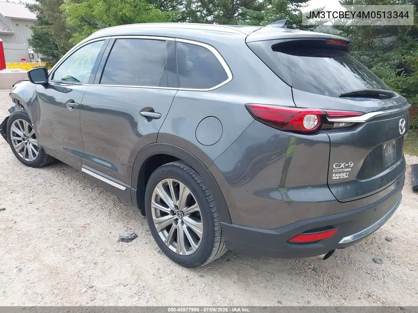2021 Mazda Cx-9 Signature VIN: JM3TCBEY4M0513344 Lot: 45577998