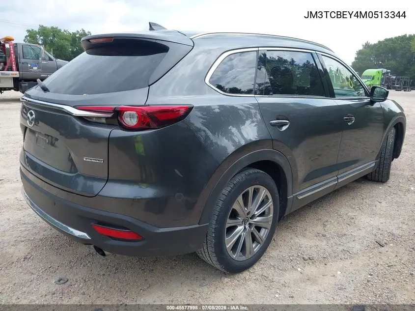 2021 Mazda Cx-9 Signature VIN: JM3TCBEY4M0513344 Lot: 45577998