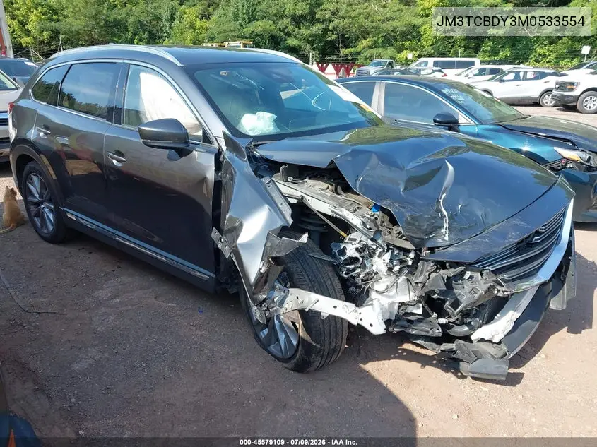 2021 Mazda Cx-9 Grand Touring VIN: JM3TCBDY3M0533554 Lot: 45579109