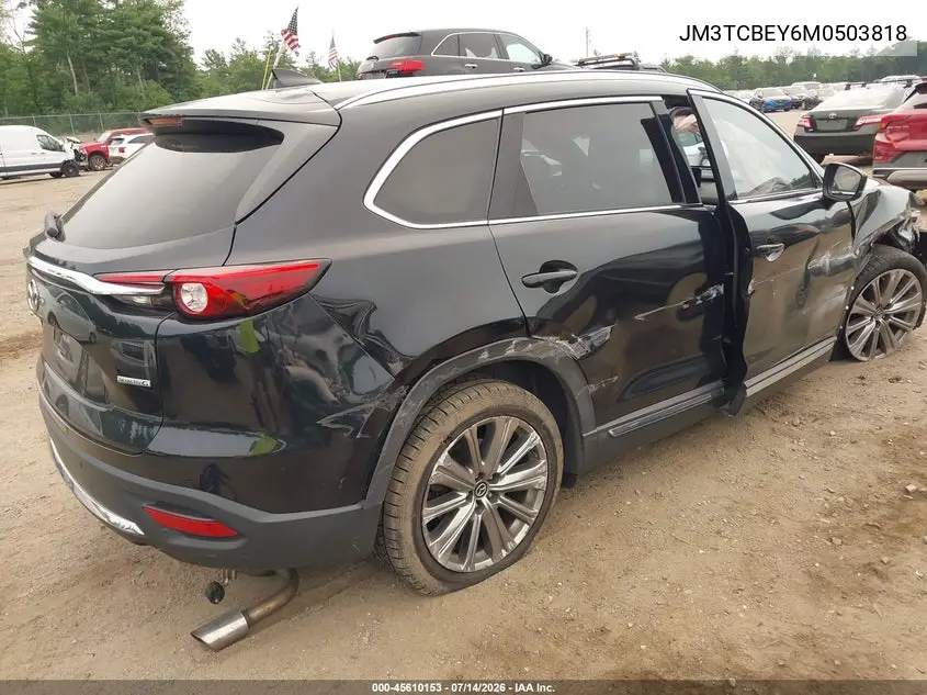 2021 Mazda Cx-9 Signature VIN: JM3TCBEY6M0503818 Lot: 45610153