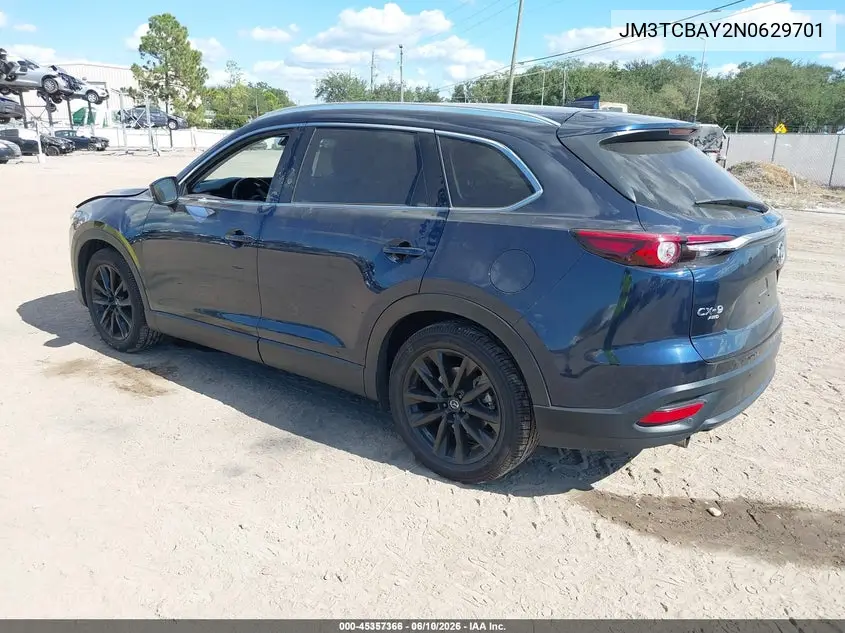 2022 Mazda Cx-9 Touring Plus VIN: JM3TCBAY2N0629701 Lot: 45357366