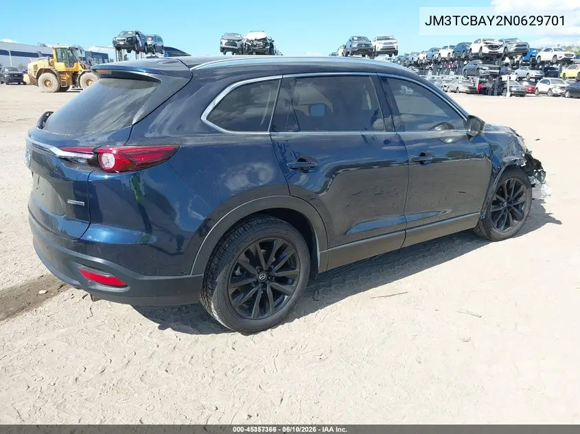 2022 Mazda Cx-9 Touring Plus VIN: JM3TCBAY2N0629701 Lot: 45357366