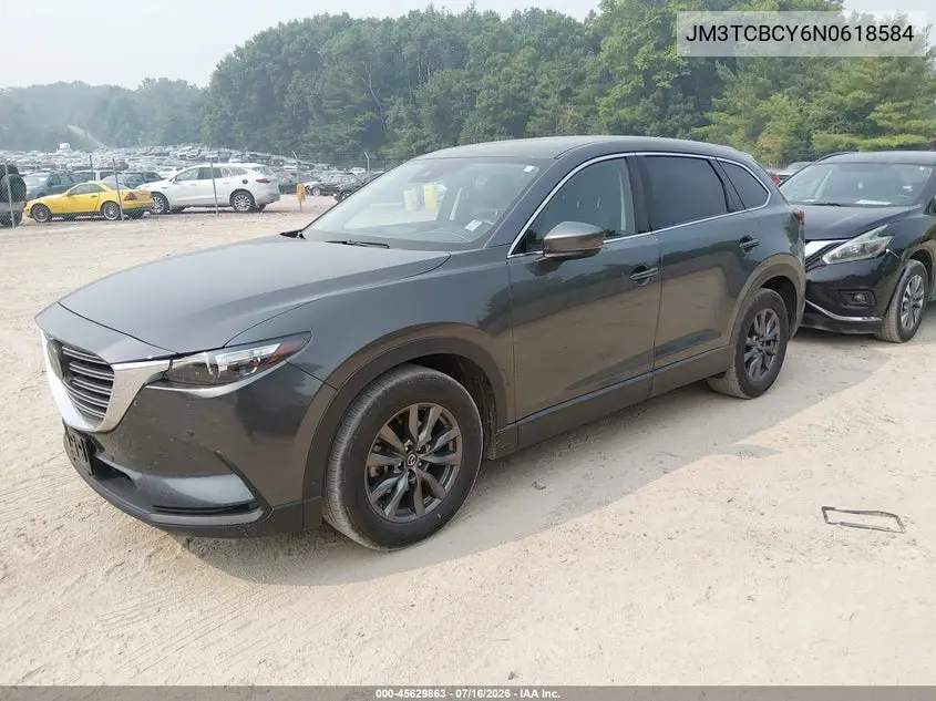 2022 Mazda Cx-9 Touring VIN: JM3TCBCY6N0618584 Lot: 45629863