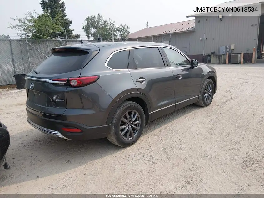 2022 Mazda Cx-9 Touring VIN: JM3TCBCY6N0618584 Lot: 45629863