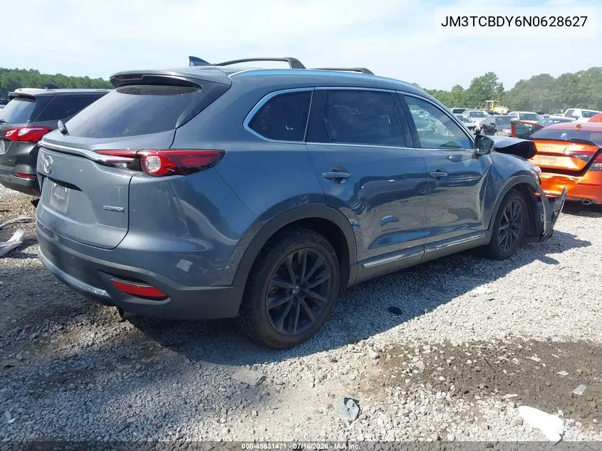 2022 Mazda Cx-9 Carbon Edition VIN: JM3TCBDY6N0628627 Lot: 45631471