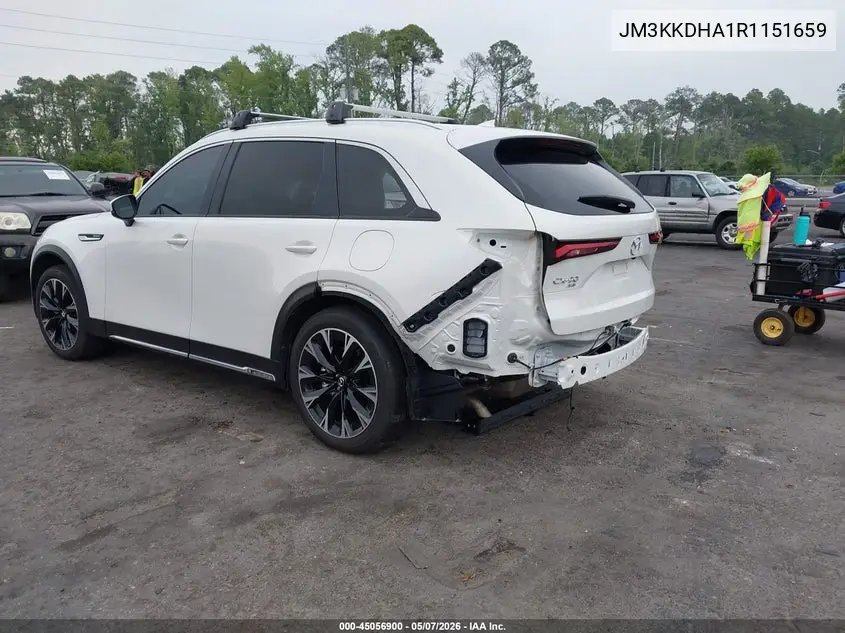 2024 Mazda Cx-90 Phev Premium VIN: JM3KKDHA1R1151659 Lot: 45056900