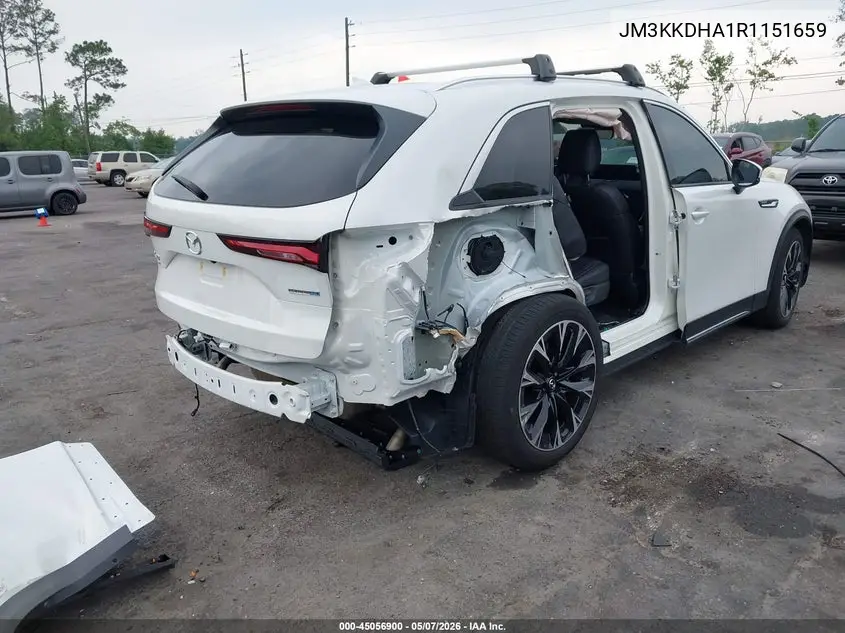 2024 Mazda Cx-90 Phev Premium VIN: JM3KKDHA1R1151659 Lot: 45056900
