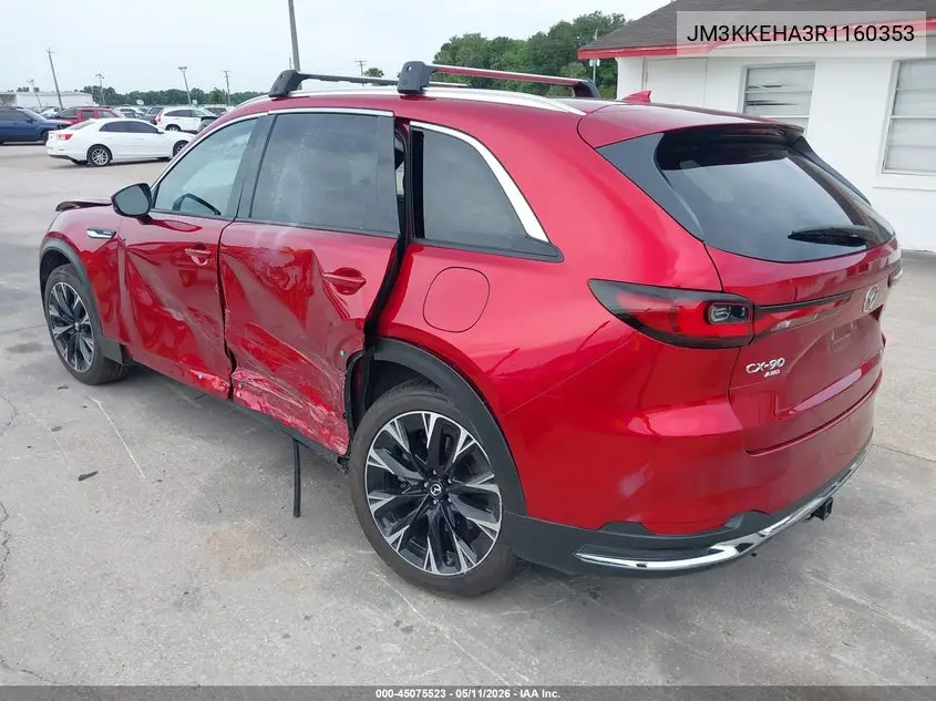 2024 Mazda Cx-90 Phev Premium Plus VIN: JM3KKEHA3R1160353 Lot: 45075523