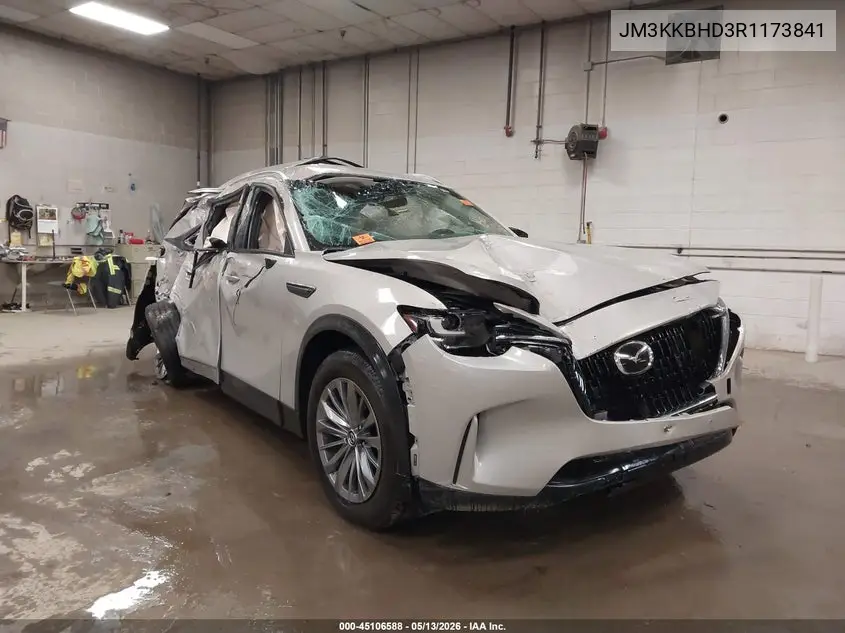 2024 Mazda Cx-90 3.3 Turbo Preferred VIN: JM3KKBHD3R1173841 Lot: 45106588