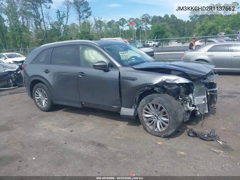 2024 Mazda Cx-90 3.3 Turbo Preferred Plus VIN: JM3KKCHD2R1137662 Lot: 45164586