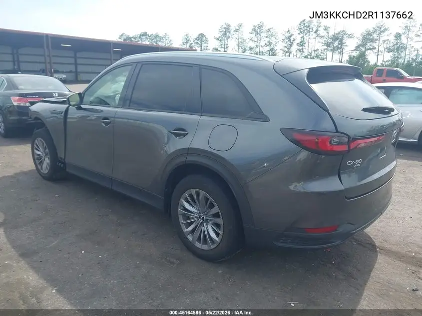 2024 Mazda Cx-90 3.3 Turbo Preferred Plus VIN: JM3KKCHD2R1137662 Lot: 45164586