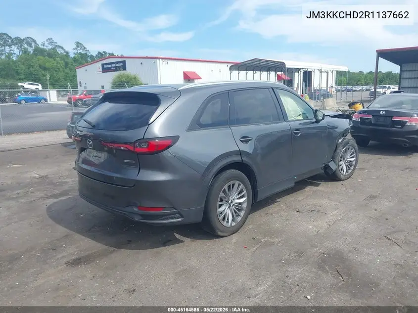 2024 Mazda Cx-90 3.3 Turbo Preferred Plus VIN: JM3KKCHD2R1137662 Lot: 45164586
