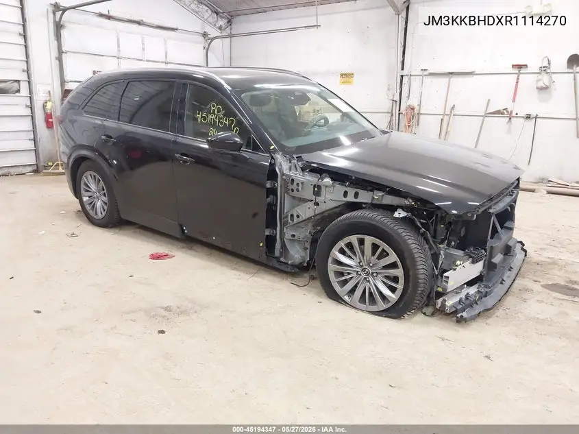 2024 Mazda Cx-90 3.3 Turbo Preferred VIN: JM3KKBHDXR1114270 Lot: 45194347