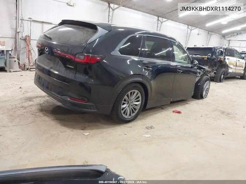 2024 Mazda Cx-90 3.3 Turbo Preferred VIN: JM3KKBHDXR1114270 Lot: 45194347