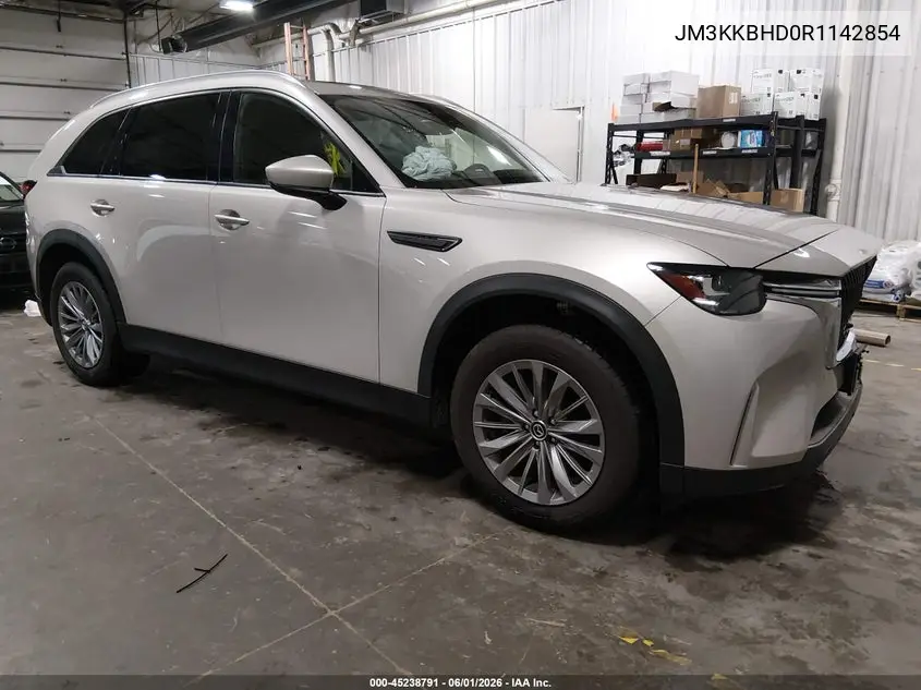 2024 Mazda Cx-90 3.3 Turbo Preferred VIN: JM3KKBHD0R1142854 Lot: 45238791