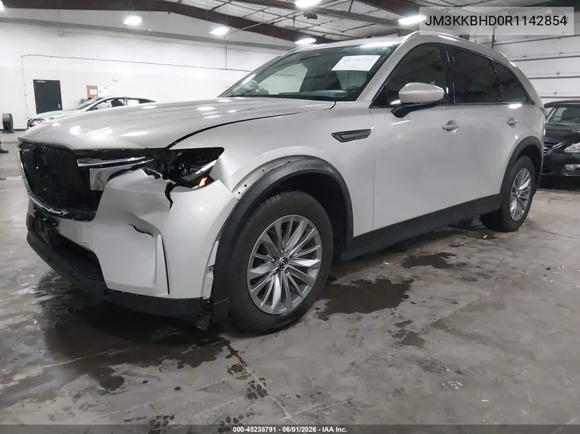 2024 Mazda Cx-90 3.3 Turbo Preferred VIN: JM3KKBHD0R1142854 Lot: 45238791