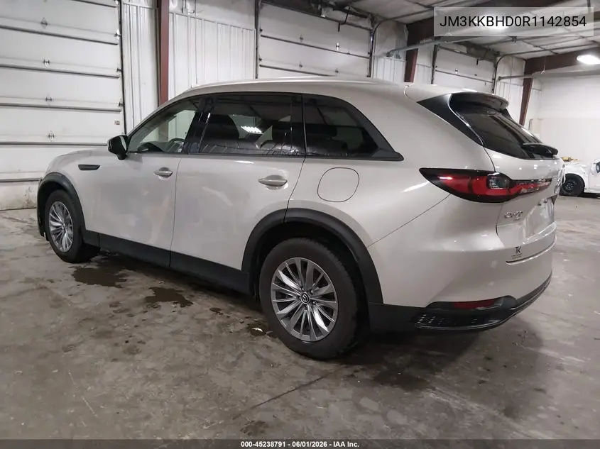 2024 Mazda Cx-90 3.3 Turbo Preferred VIN: JM3KKBHD0R1142854 Lot: 45238791