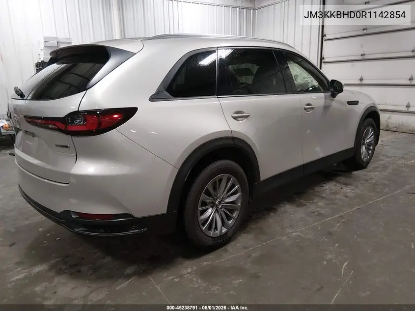 2024 Mazda Cx-90 3.3 Turbo Preferred VIN: JM3KKBHD0R1142854 Lot: 45238791