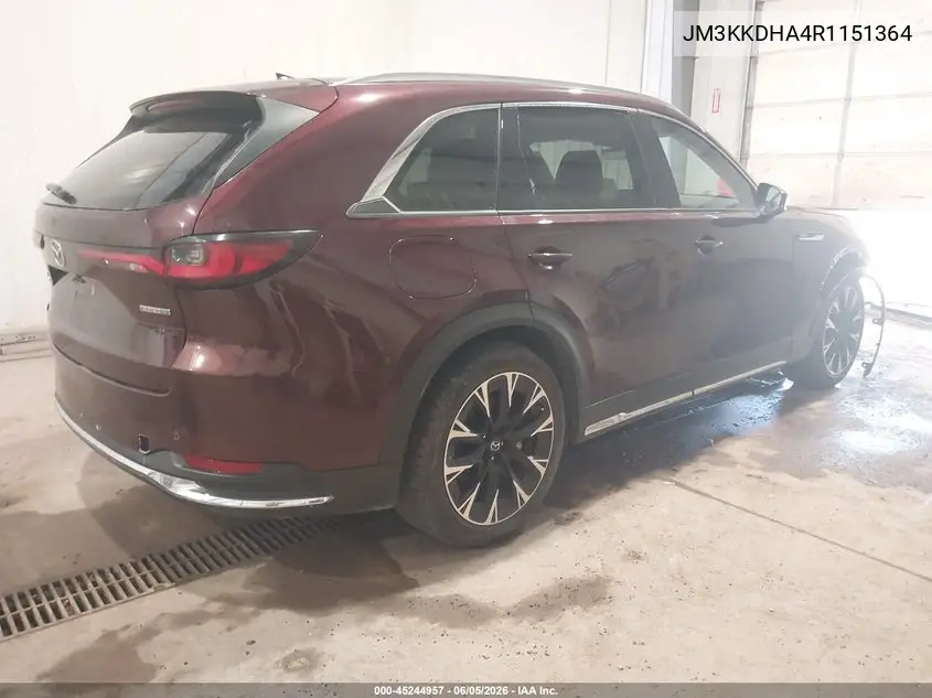 2024 Mazda Cx-90 Phev Premium VIN: JM3KKDHA4R1151364 Lot: 45244957