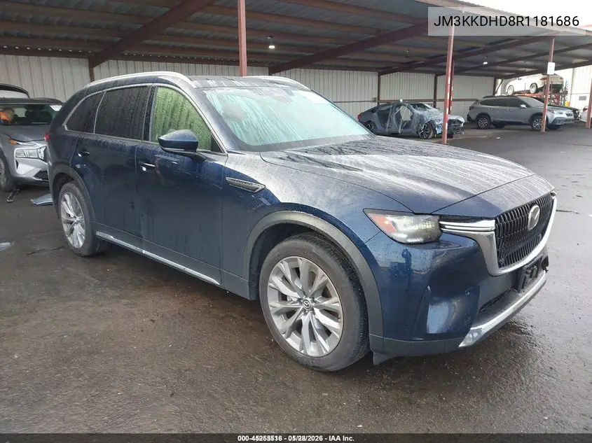2024 Mazda Cx-90 3.3 Turbo Premium VIN: JM3KKDHD8R1181686 Lot: 45255516